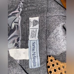 Norton Mcnaughton Dress Pants Grey Womens 8 Vintage Made In USA